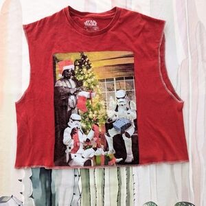 🌟🎄🌟 STAR WARS CHRISTMAS SPECIAL MUSCLE CROP 🌟🎄🌟